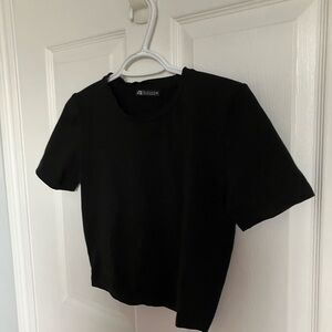 Zara Black Short-Sleeve, Size: Small